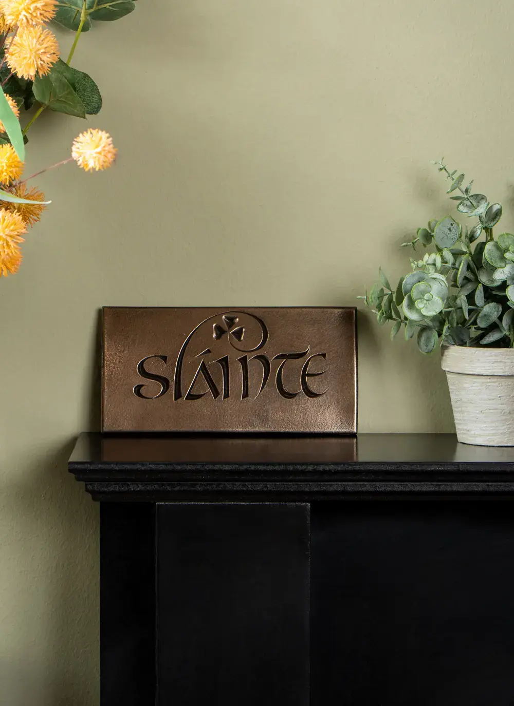 Slainte Hand Crafted Bronze Plaque Wild Goose Studio